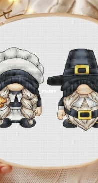 MiAxStitch - MIYAstitch - Pilgrims Gnomes by Minasyan Yana