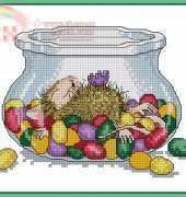 Jelly Bean Nap From Four Seasons of Cross Stitch by House-Mouse Designs  XSD