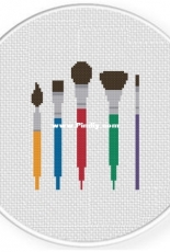 Daily Cross Stitch - Art Brushes