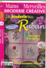 Mains & Merveilles Broderie Creative No.4 La broderie au Ruban
