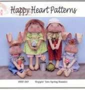 Happy Heart Patterns-HHF 269-Hoppin into Spring Bunnies