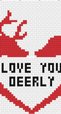 Cross Stitchly - Love You Deerly