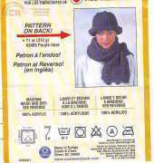 Red Heart SB512 Hat and Scarf Freebie - English, French