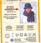 Red Heart SB512 Hat and Scarf Freebie - English, French