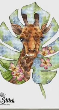 Giraffe by Milena stitch (elena mityakina)