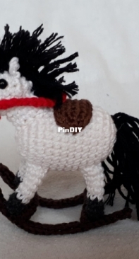 Amigurumi Christmas Rocking Horse