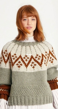 Bursfjell Sweater by Siv Elise Seland IIS - English, German - Free