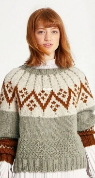 Bursfjell Sweater by Siv Elise Seland IIS - English, German - Free