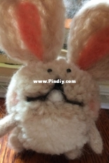 a rabbit with big ears.