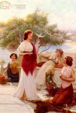 Laura Stitch - Alston Abbey Idyll On The Terrace