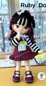 Amigurumicik - Sude Kaya - Ruby Doll- Angol