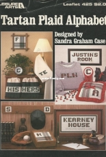 Leisure Arts Leaflet 425 - Tartan Plaid Alphabets