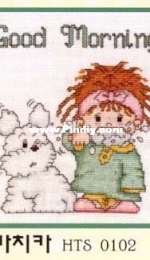 Hanttam Cross Stitch HTS 0102 - Good Morning