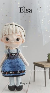 Green Frog Crochet - Thuy Anh - Đặng Thùy Anh - Elsa - Italian translated