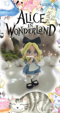 Alice red bunny crochet