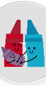 Daily Cross Stitch - Crayon Parents