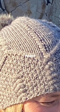 Relax with Cables Hat by Lara Simonson