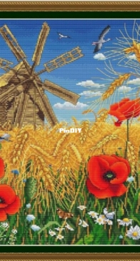 АК-090 - Windmill in the Poppies