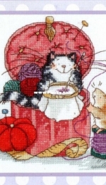 Stitching Helpers by Margaret Sherry from 2013 Calendar from The World of Cross Stitching TWOCS 195 PCS + XSD