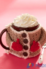 Hug Me Mug Cozy by Lily /Sugarn Cream -Free