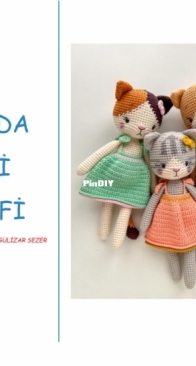Labada Crafts - Gülizar Sezer - Labada Cat - Labada Kedi  - Turkish and English
