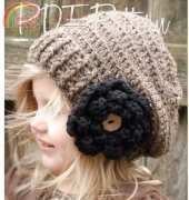 Velvet Acorn - The Nadiya slouchy hat