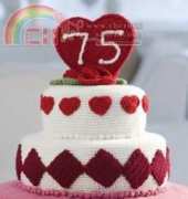 Red Heart - Nancy Anderson - LW2466 Trendy Fondant Cake
