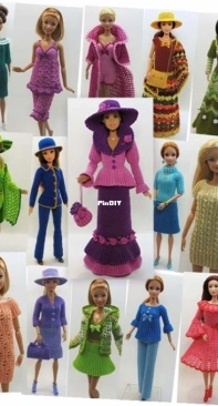 PlayDolls - Yulia Gareeva - Юлия Гареева - Dressing up Barbie dolls - Одеваем кукол Барби  - Russian