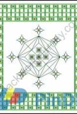 Elizabeth Almond FR0030 Line Time - Blackwork pattern- Free