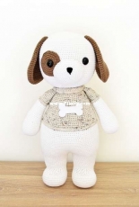 Bunnies and Yarn - Michelle Alvarez - Thomas the Friendly Dog