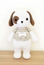 Bunnies and Yarn - Michelle Alvarez - Thomas the Friendly Dog