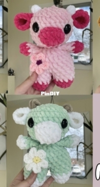 Zero Gravity Crochet - Katie Zavits - 5 in 1 Mini Cow