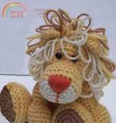 Fiber Doodles - K4TT - A Handful of lion