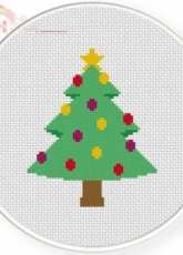 Daily Cross Stitch - Decorative Christmas Tree