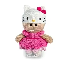 Amigurumi Today - Unknown Designer - Doll in kitty costume - free