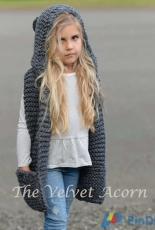The Tuft Hooded Scarf by The Velvet Acorn