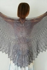 Simurg Shawl by Olga Sukhovalova