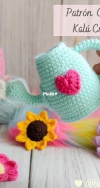Kalu Crochet - Andry Pinzon - Watering can - Regadera - Spanish - Free