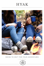 Hyak socks by KIM SWINGLE Camp Tolt