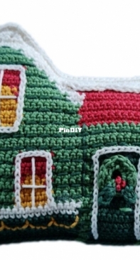Christel Krukkert - Green Christmas House - Groen Kersthuisje - Dutch