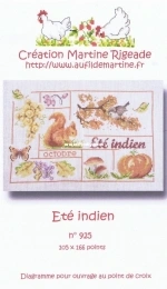 Martine Rigeade 925 - Ete Indien / Indian Summer PCS