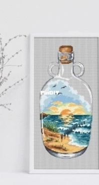 Coricamo 10224 Bottle with Sunset