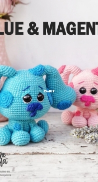Muñequista - Constanza Olivares Fernández - Blue and Magenta - Blue y Magenta - Spanish