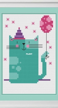 Birthday Cat by Durene Jones - Free
