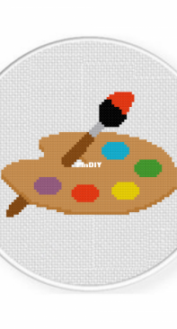Daily Cross Stitch -Art Palette