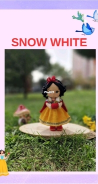 Amigurumiakpinar toys friends - Elsa Toy and Pattern - Elif Akpınar - Snow White