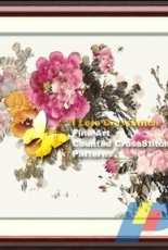 I Love CrossStitch ILCS OT-038 - Peony Flowers - Wealth