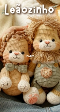 Mari Oliveira Ateliê - Little Lion - Portuguese