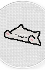 Daily Cross Stitch - Bongo Cat