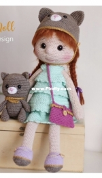 Amigurumi Aşkına - Tiny Mini Design - Demet Karabayır - Cathy Doll - Turkish